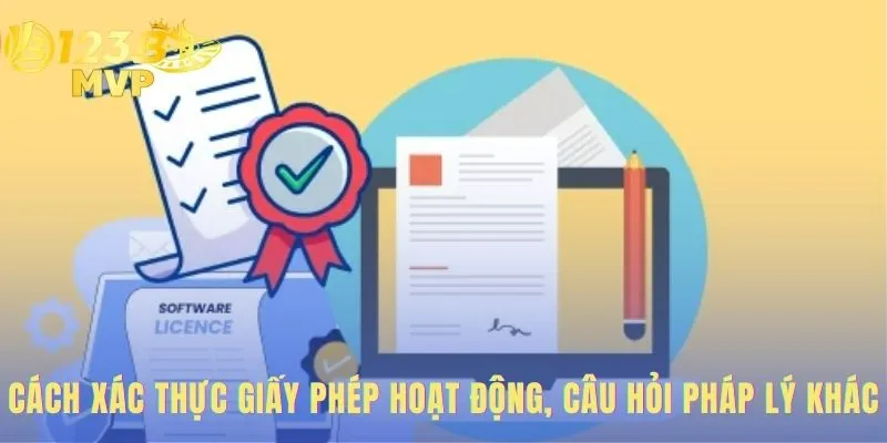 Tự kiểm chứng giấy phép hoạt động trên web của cơ quan quản lý